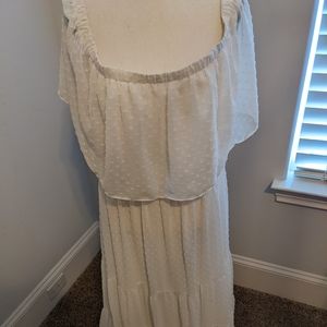 Swiss Dot Maxi Dress